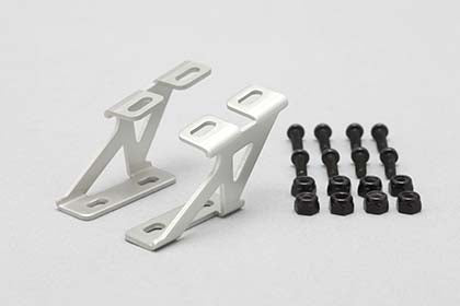 D-056LA Aluminum wing stay (Silver/Low) for Drift Car