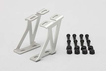 D-056MA Aluminum wing stay ?Silver/Mid? for Drift Car