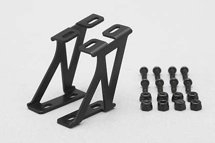 D-057MA Aluminum wing stay ?Black/Mid? for Drift car