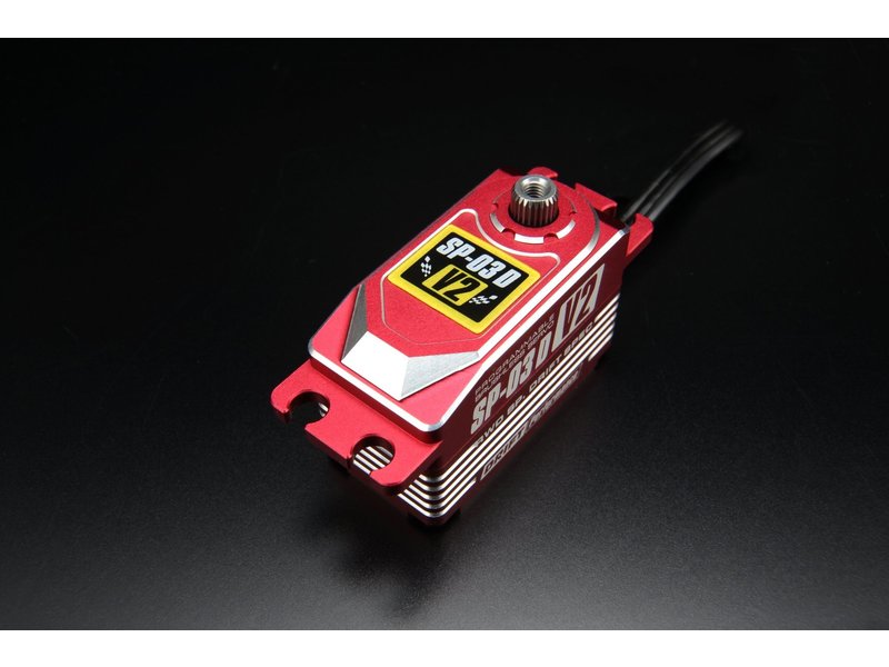 SP-03DV2RA Drift Brushless Servo RED