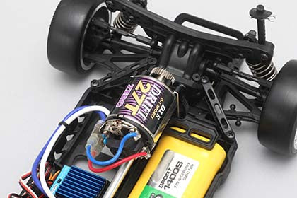 TS-2147B Team SUZUKI 2 way motor mount (Black) for DRIFT PACKAGE