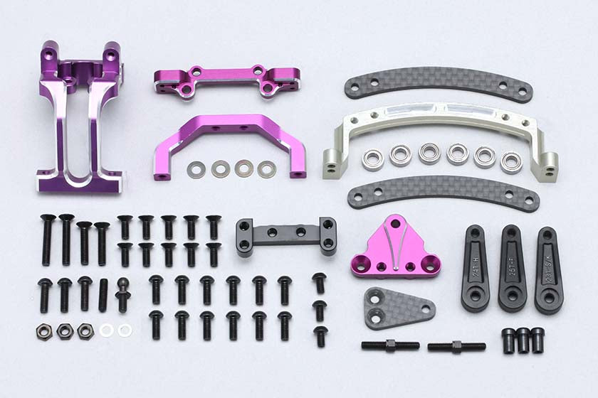 Y2-202SLP LW Slide rack/Bulk head set V2 (Purple) for YD-2