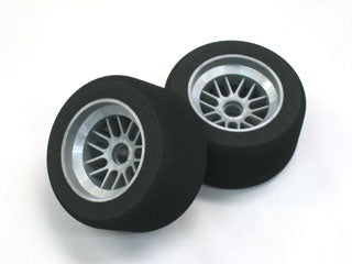 Z9111 F1 Wide FrontOMEGA  Sponge Tire / Wheels (Glued)