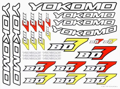 ZC-BD7-1 BD7 Body Decals