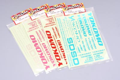 YOKOMO Metal Decal Silver