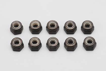 ZC-N3LA M3?4mm Nylon Lock Nut &#65288;Steel&#12539;10pcs)