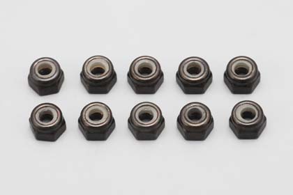 ZC-N3LA M3?4mm Nylon Lock Nut (Steel・10pcs)