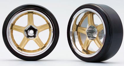 RAYS VOLK RACING GT-C Gold &#65288;with 01R Tire) Off-set 12mm