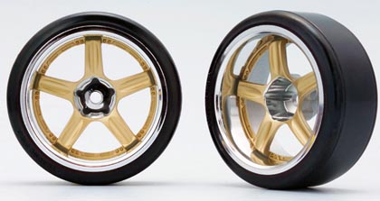 RAYS VOLK RACING GT-C Gold (with 01R Tire) Off-set 12mm