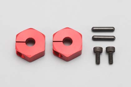 Clamp Wheel Hub (2pcs・Red)