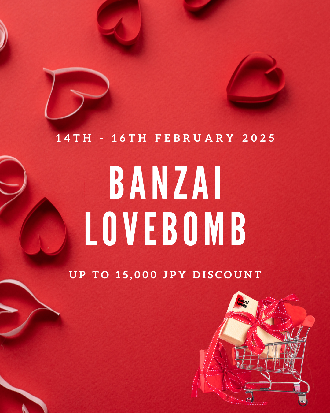 Love Bomb - Exclusive Coupon Code Up to JPY15,000 OFF!