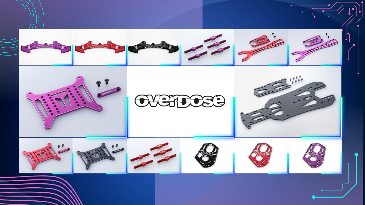 New Pre Order from OVERDOSE: Component Range Presents Fresh RC Accessories (Reproduction)