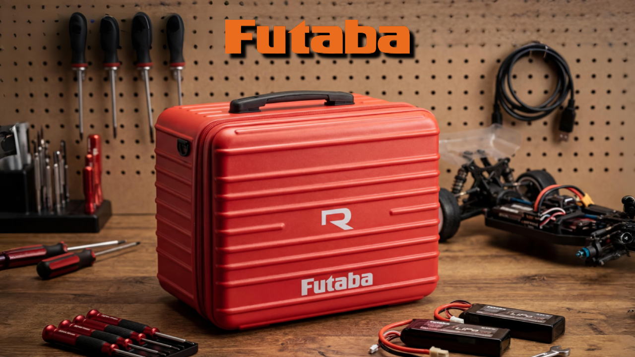 New Pre Order from Futaba: Limited R-Series Transmitter Case in Vibrant Racing Red for Serious Racers