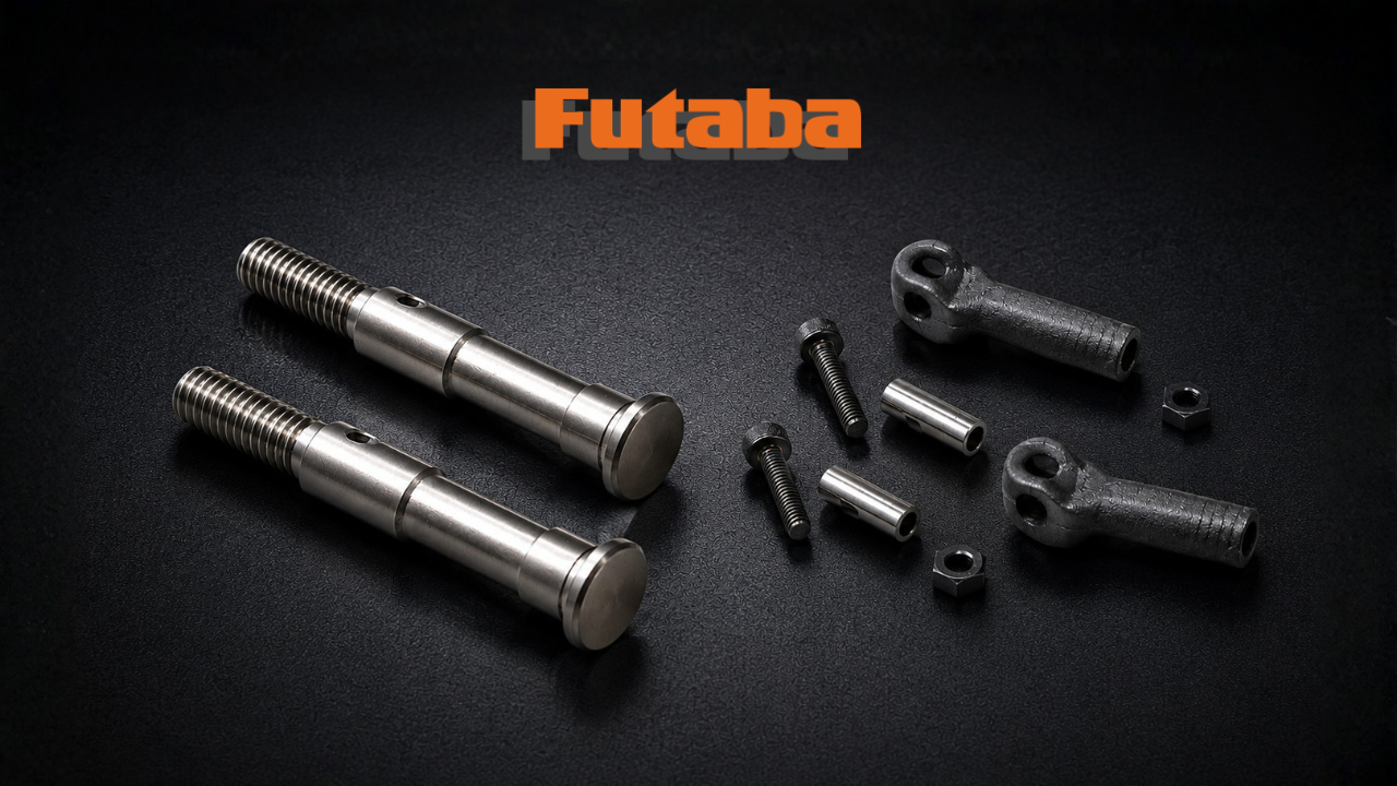 New from Futaba: S-CD500KS Knuckle Servo Parts -  Axle and Linkage Sets