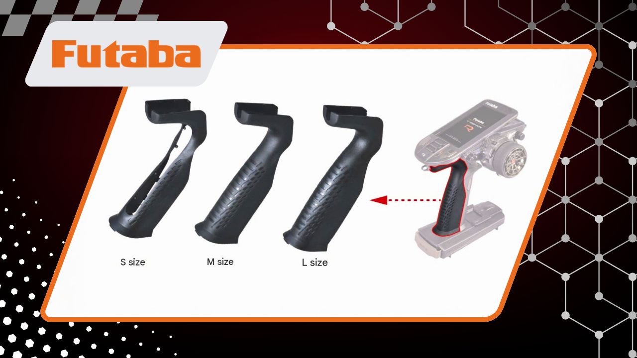 New from Futaba: Personalized Grip Rubber Set for T10PXR Enhances Steering Control