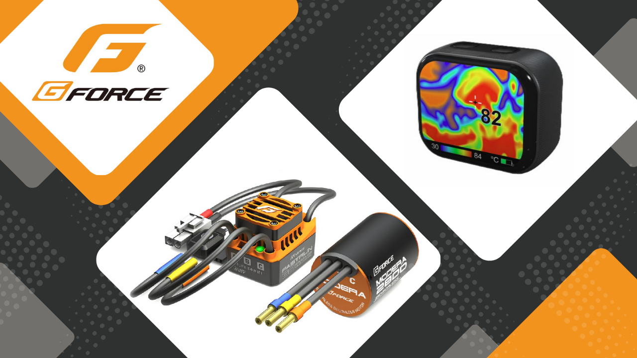 New from G-Force: Heat Tracking Innovation and FAST RUN Brushless Combo Lineup