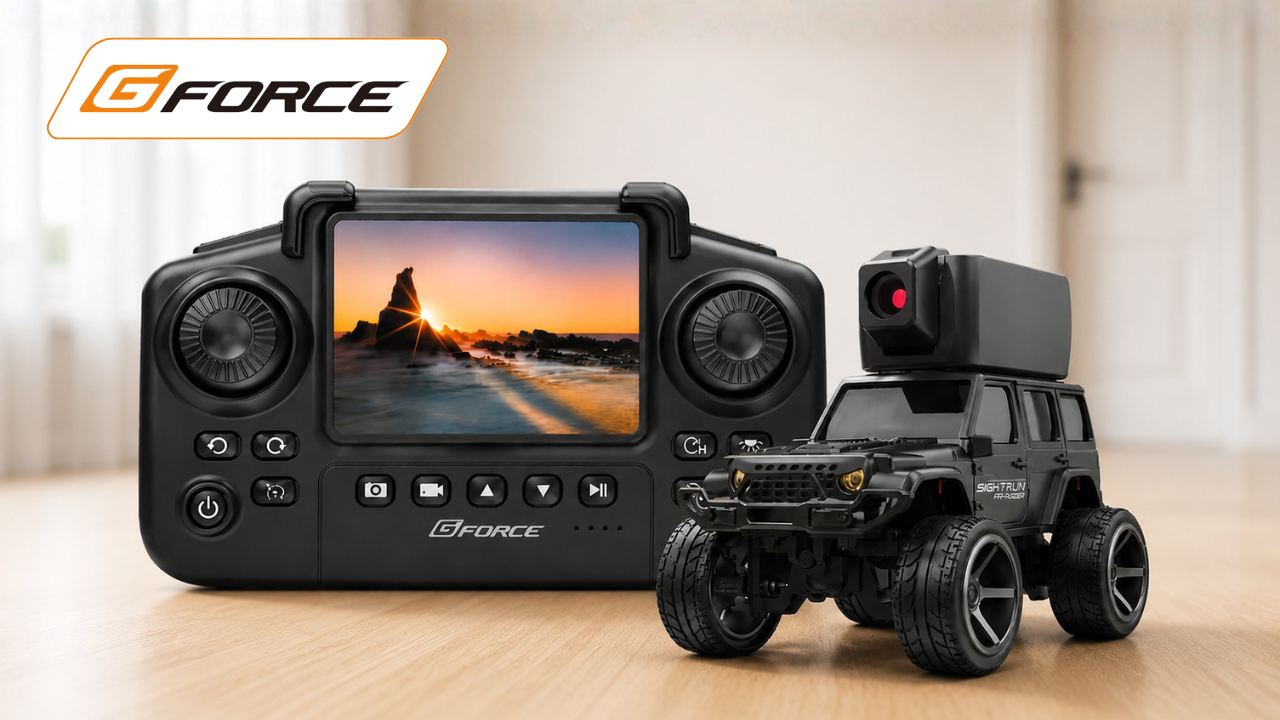 New from G-Force: SIGHTRUN RTR Set Puts FPV Driving at Your Fingertips Instantly in Seconds
