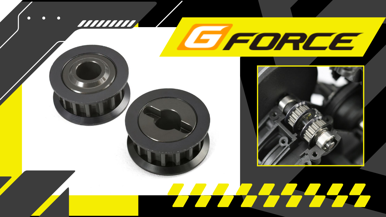 New Pre Order from G-Force: Aluminum Center Pulley Set Designed for Xtrada Chassis Performance