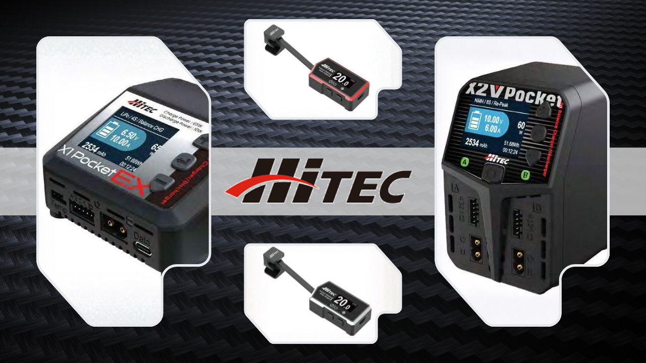 New from HiTEC: Instant Digital Ride Height Gauge and AC Balance Charger/Discharger