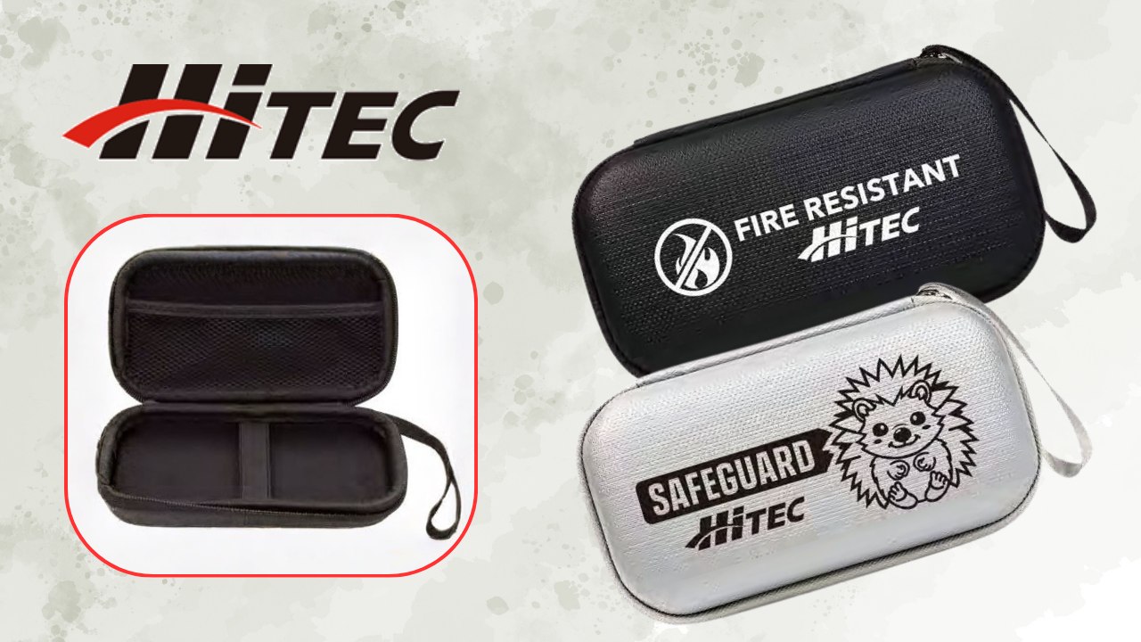 New Pre Order from HiTEC: UL94 V-0 Certified Safety Pouch Withstands 500°C Instantaneous Heat