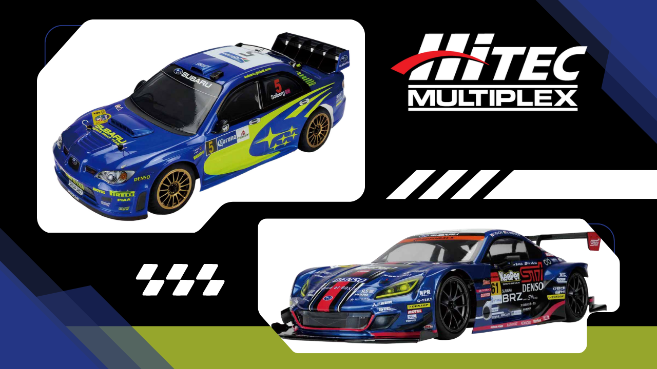 New Pre Order from HiTEC: Racing Style Returns with BRZ GT300 & IMPREZA WRC 2006 Body Sets