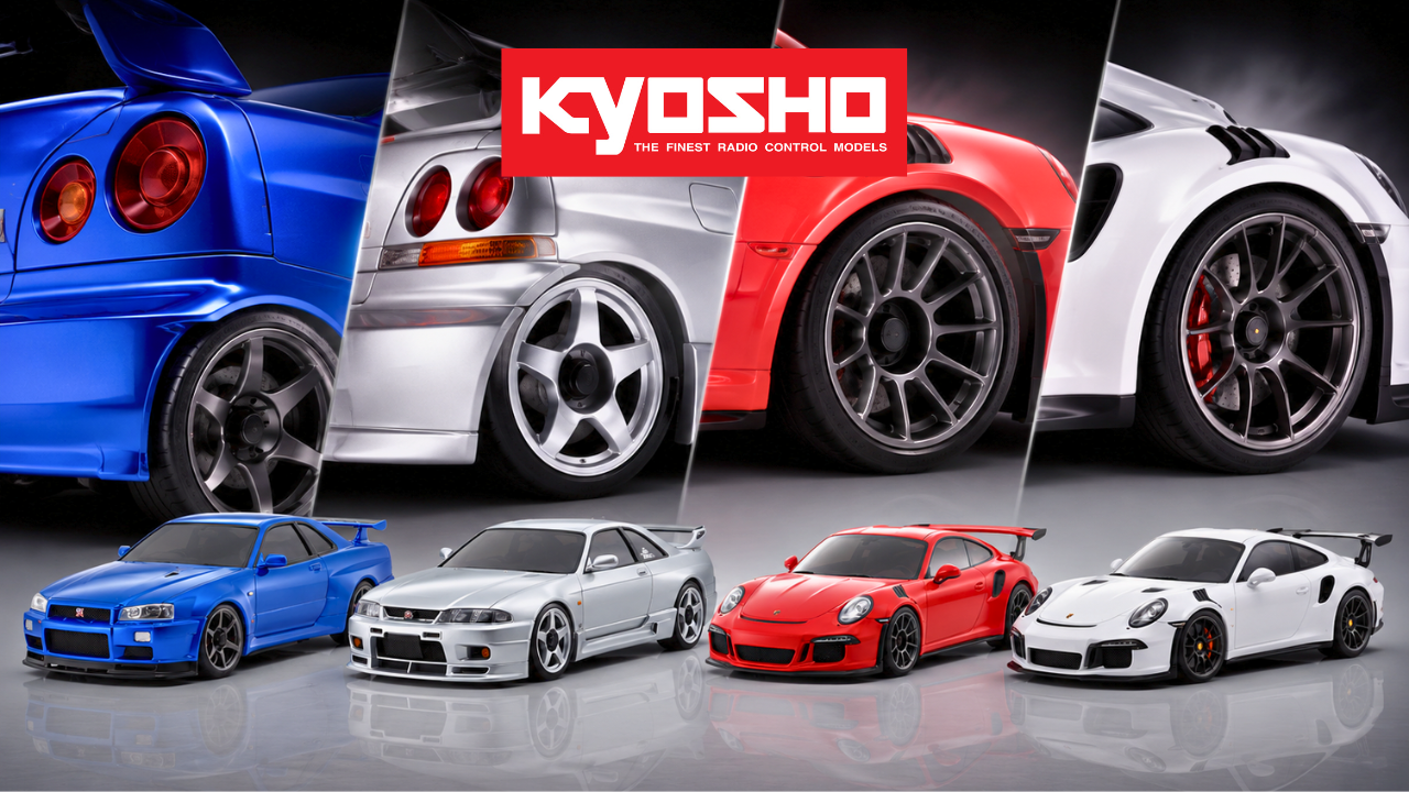 Fresh Arrival from Kyosho: Mini-Z Mayhem Unleashing Porsche Precision and Nissan Dominance
