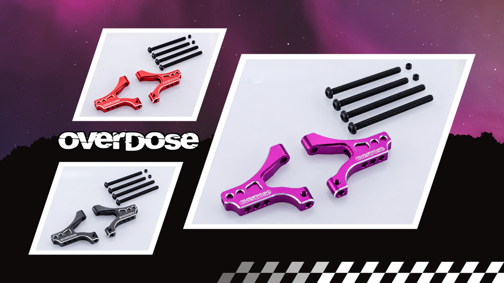 overdose ESアルミナックル TYPE2 New Pre Order from OVERDOSE: ES Aluminum Front Suspension Arm Type