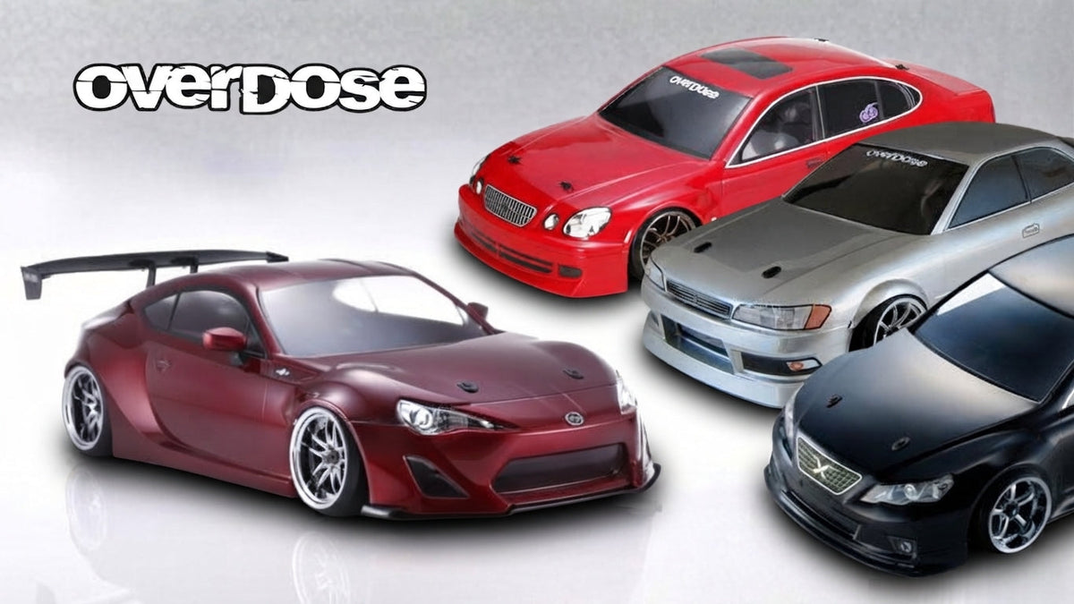 New Pre Order from OVERDOSE: Four Toyota Shells Suited Wide Stance Replica Builds (Restock)