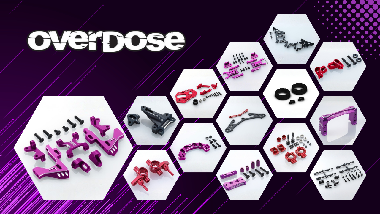 New from OVERDOSE: Complete GALM Chassis Aluminum Upgrade for Serious Racers (Restock)