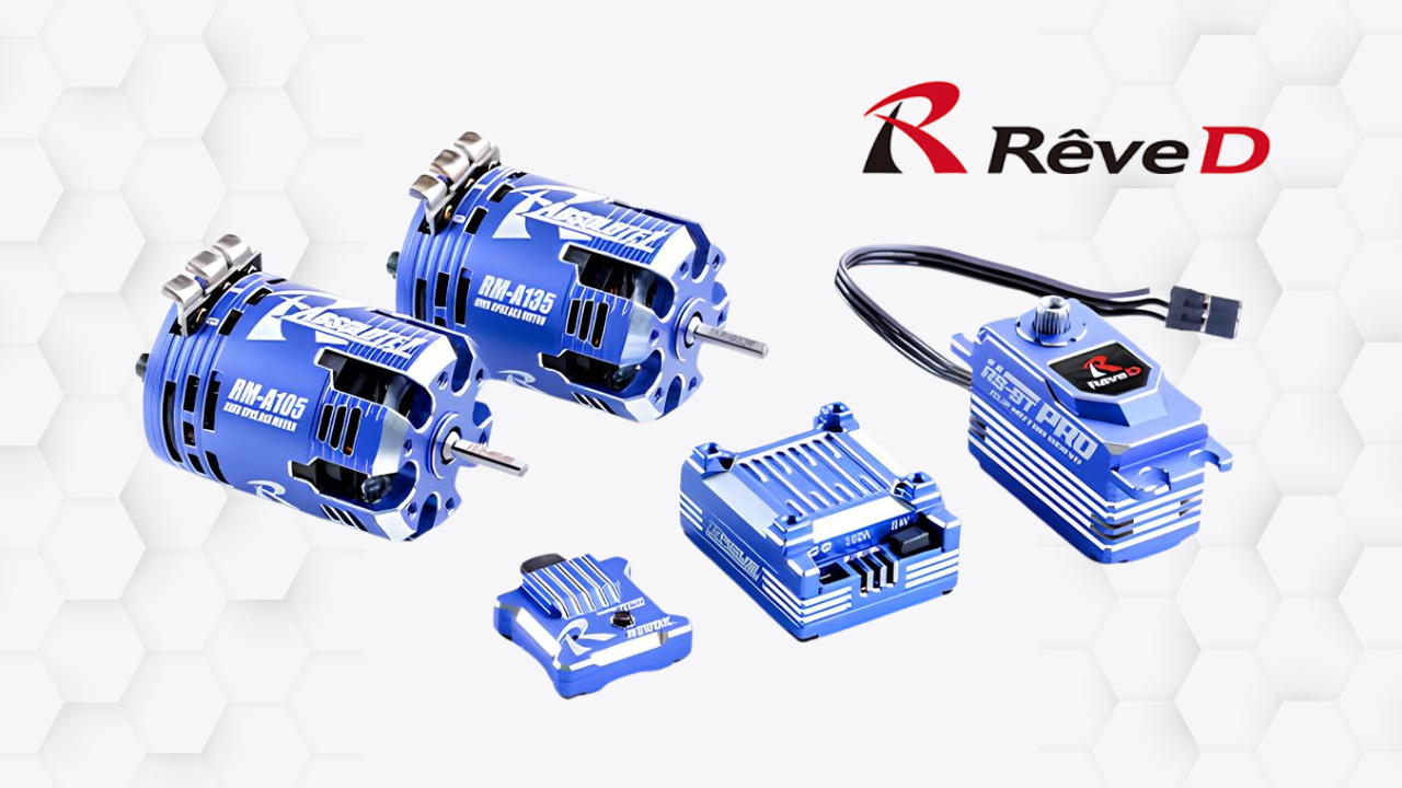 New Pre Order from REVED: Limited Edition Blue Drift Component Lineup Includes ABSOLUTE1 Motors