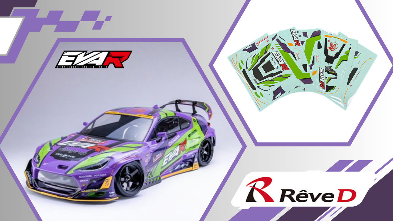New Pre Order from REVED: Vibrant Evangelion Racing Artwork Highlights the Latest GR86 Sticker Set