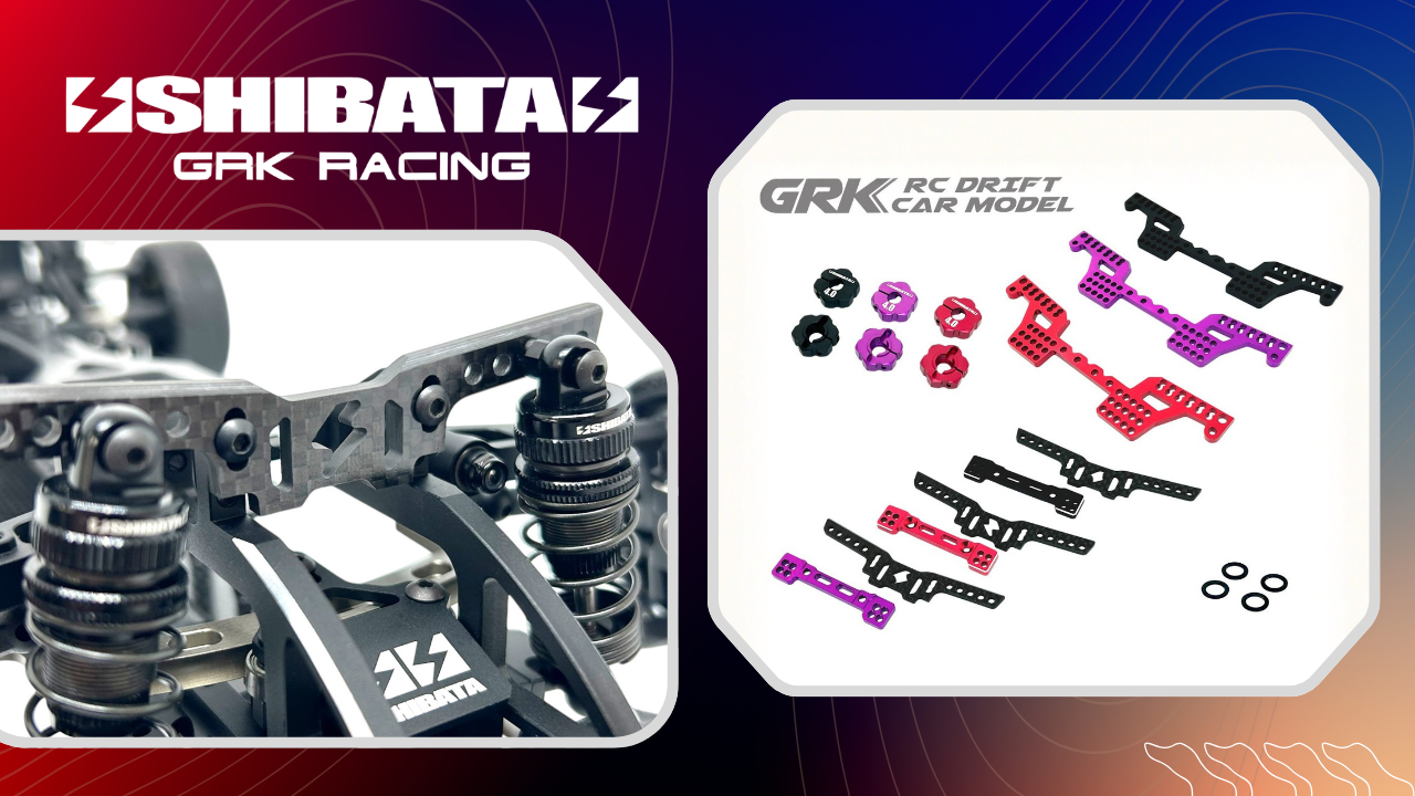 New Pre Order from SHIBATA: GRK Suspension Upgrades Cover Rear, Front, and Hub Components