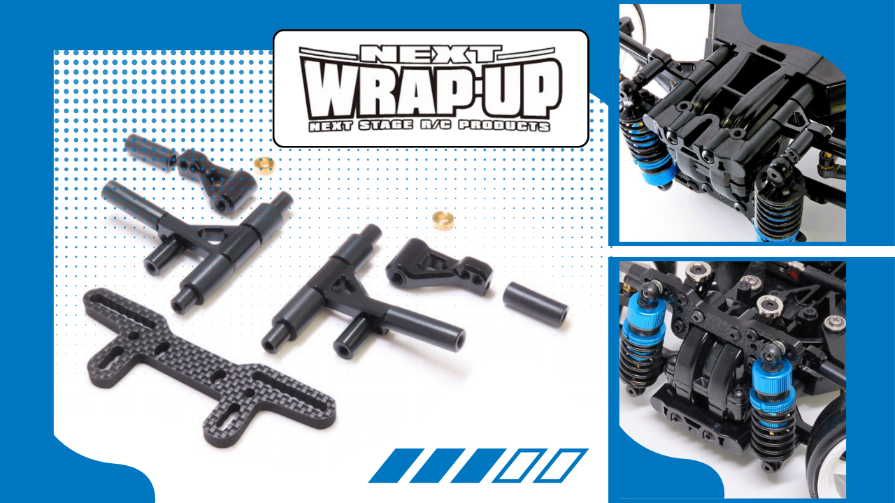 New Pre Order from Wrap-Up Next: Advancing TT-02 Handling with the Front Suspension Conversion Set