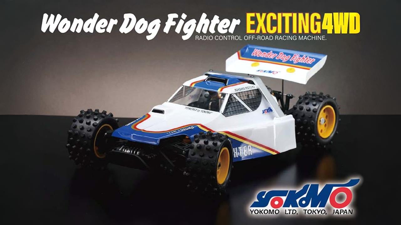 New Pre Order from Yokomo: A Tribute to Vintage RC with the YZ-834BW Wonder Dog Fighter