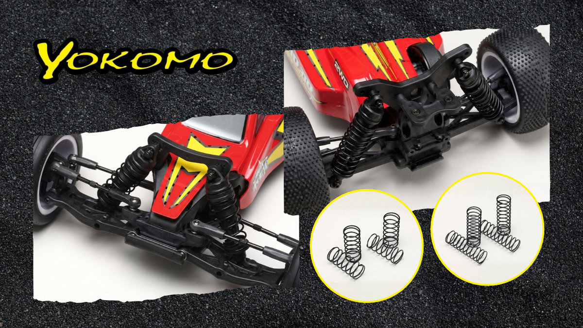 New Pre Order from Yokomo: Shock Spring Set for RO Series Handles Stability and Traction Needs