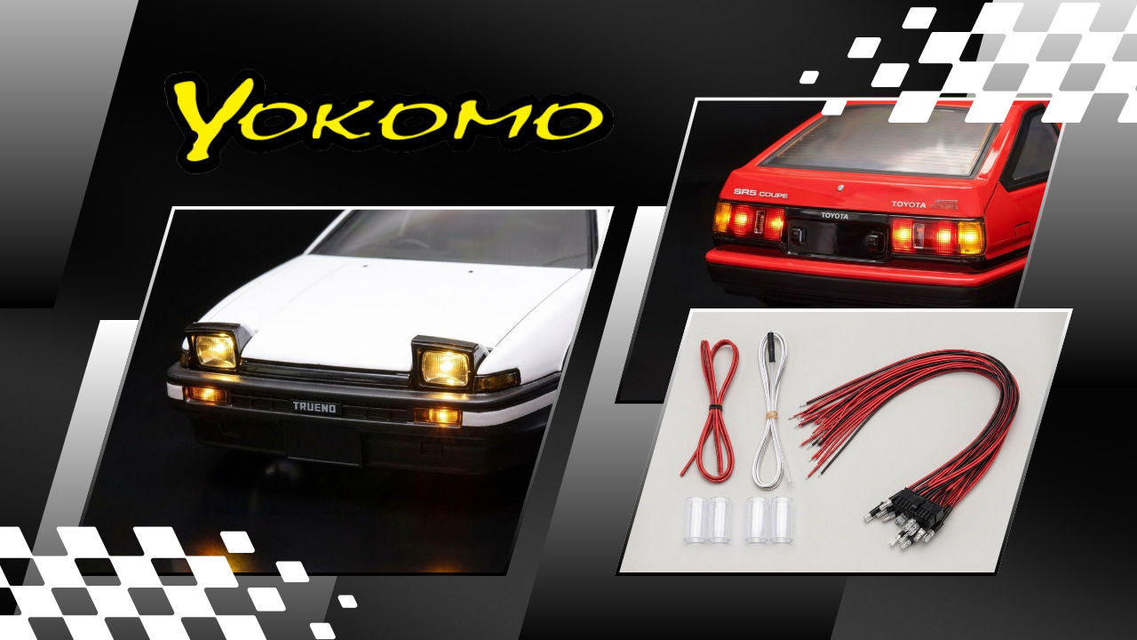 New from Yokomo: LED Sets for AE86 Levin and Trueno Give Warm Vintage Bulb Color