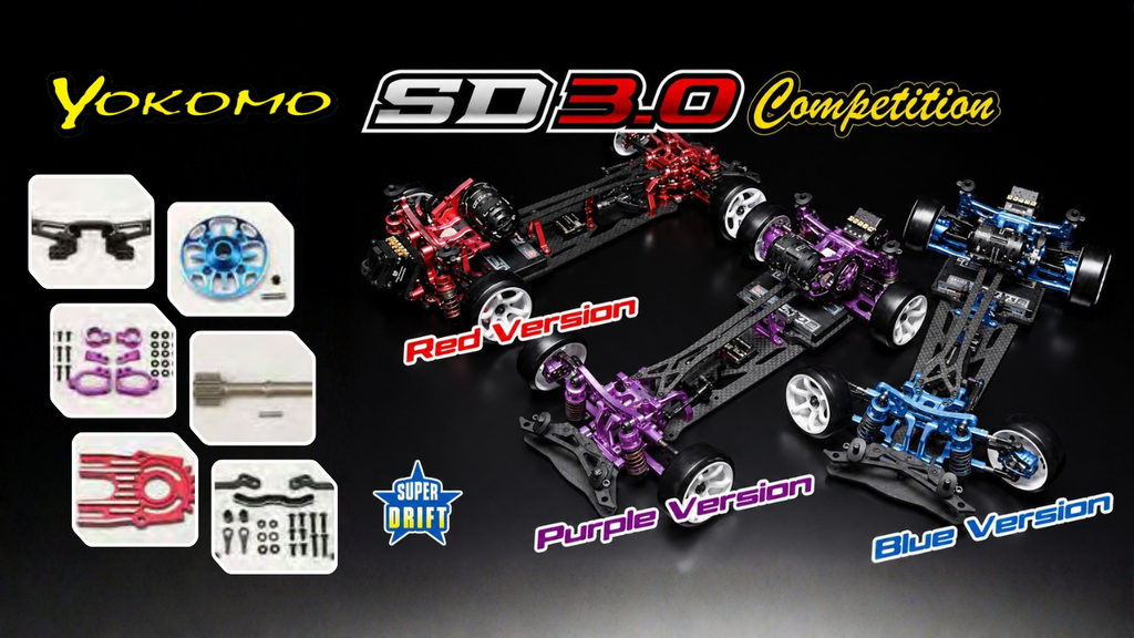 New Pre Order from Yokomo: Limited Edition SD3.0 Competition Kits