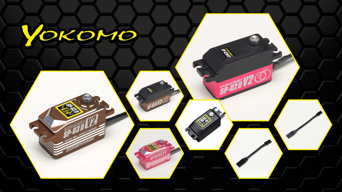 New Pre Order from Yokomo: Servo Selection Ranging From Budget-Friendly to Programmable Drift Specs
