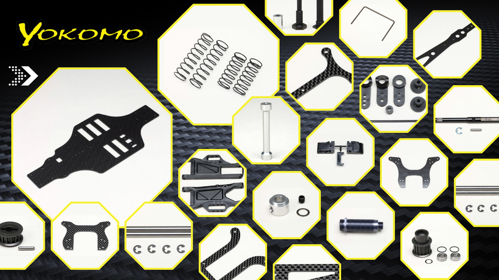 New from Yokomo: Full Competition-Grade Component Range for Works