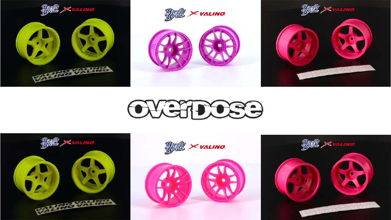 New Pre Order from OVERDOSE : R-SPEC Gokutan Wheels and N820S Wheels in Bold Colors