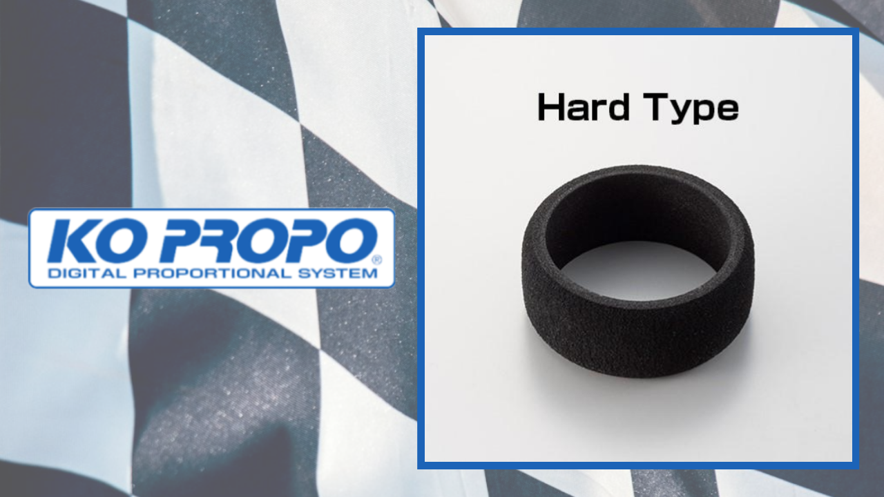 New from Ko Propo: Durable Hard RC Steering Sponge for Reliable Racing Control Grip