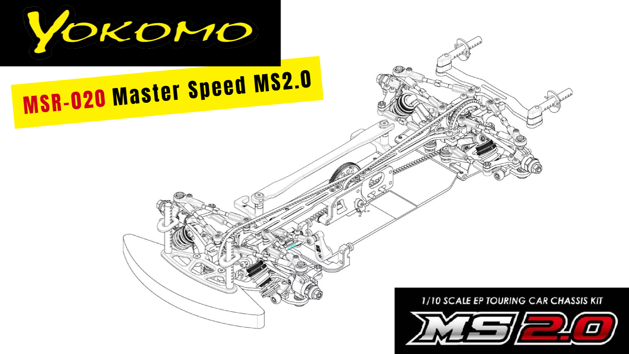 New Pre Order from Yokomo: MSR-020 Master Speed MS2.0 Graphite Chassis Joins the Racing Lineup