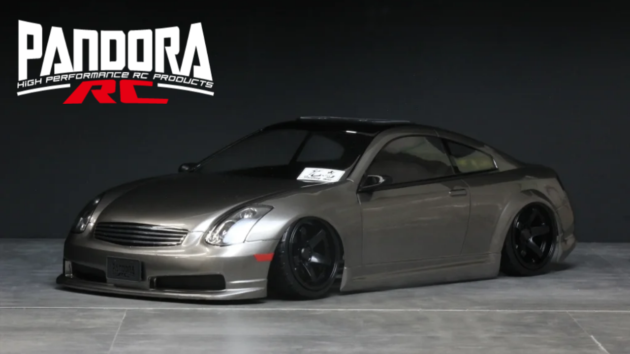 New Pre Order from Pandora RC: Achieve Authentic V35 Skyline Style for Your RC Chassis