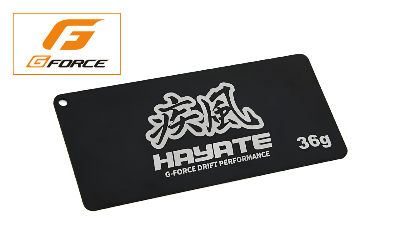 New Pre Order from G-Force: GD105 Drift Weight Plate (36g) for Short Size – Improve Your Drift Dynamics