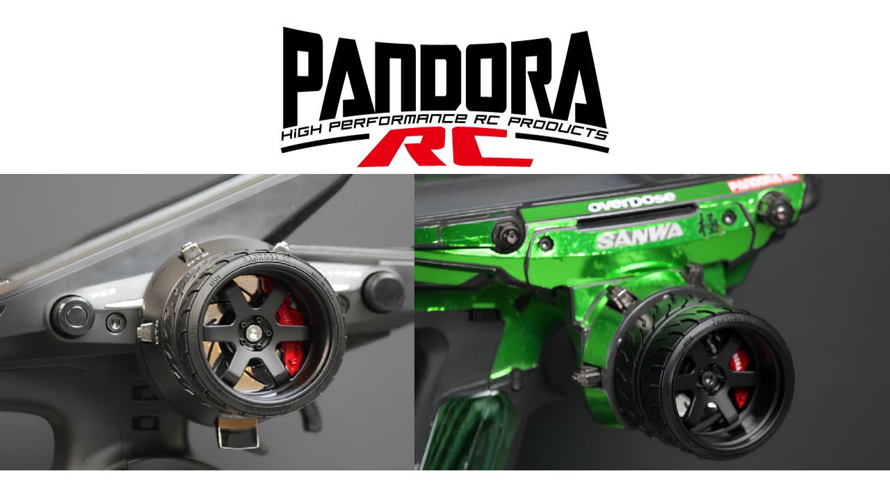 New Pre Order from Pandora: Transmitter Wheels for Futaba & Sanwa – Improve Your RC Handling and Control