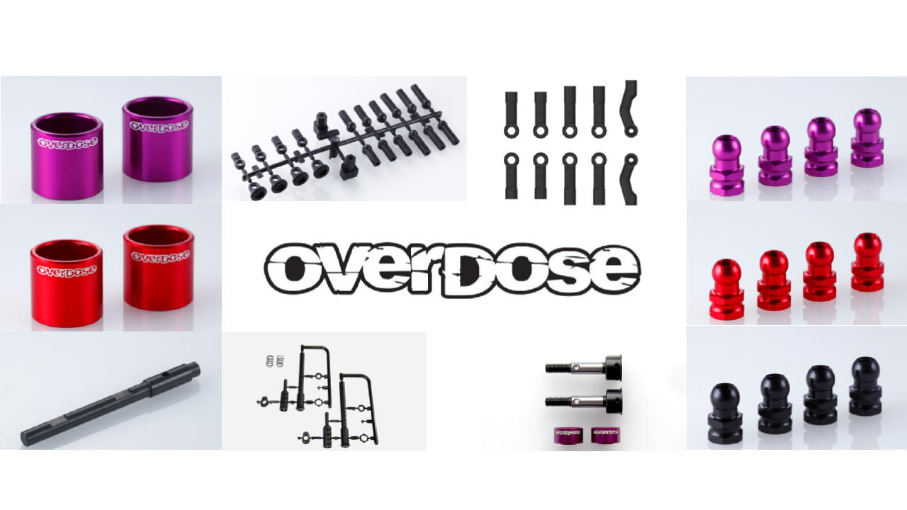 New from OVERDOSE: Cutting-Edge Aluminum and Molybdenum Parts for Specialized Tuning