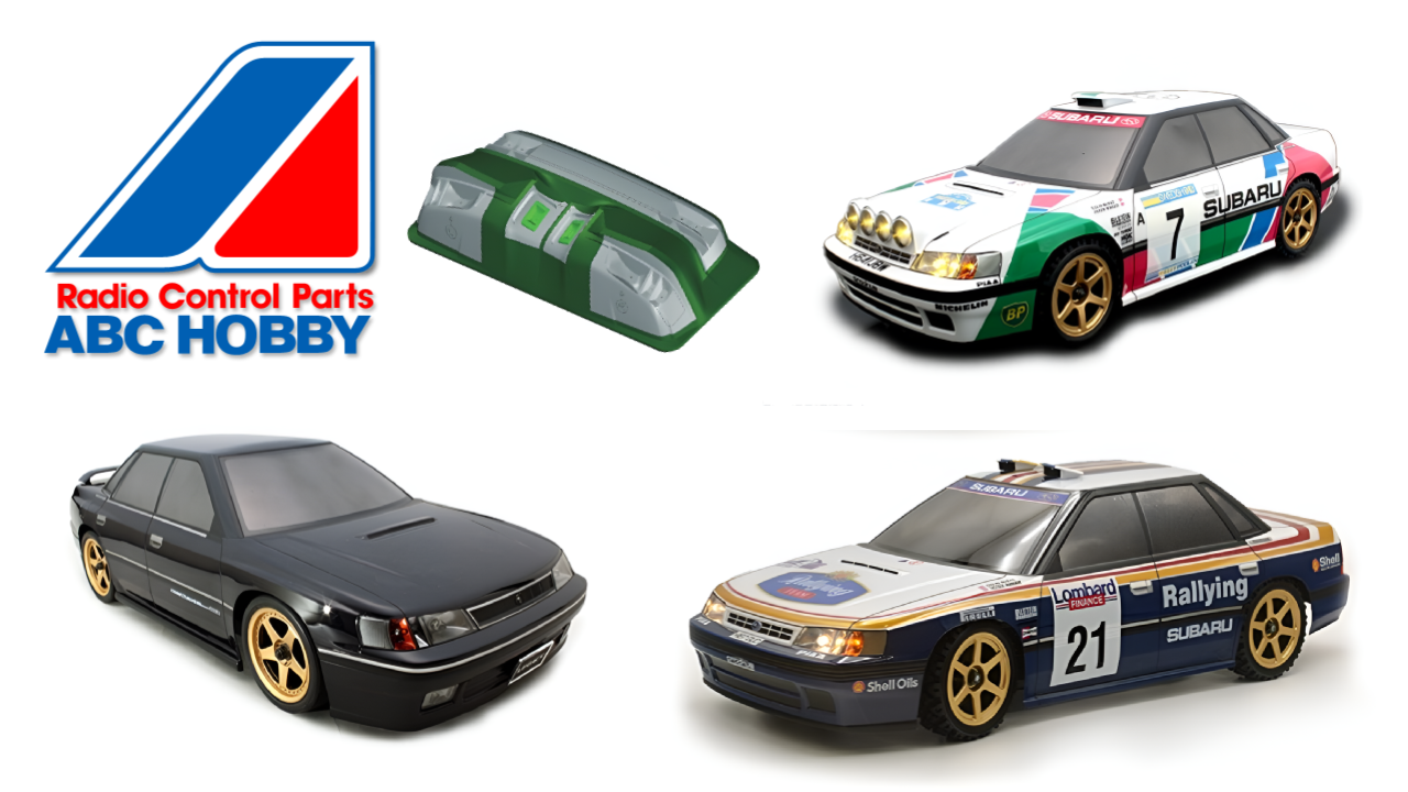 New from ABC Hobby: Expand Your Racing Potential with the 1/10 Subaru Legacy RS Models and BC5 Light Cover