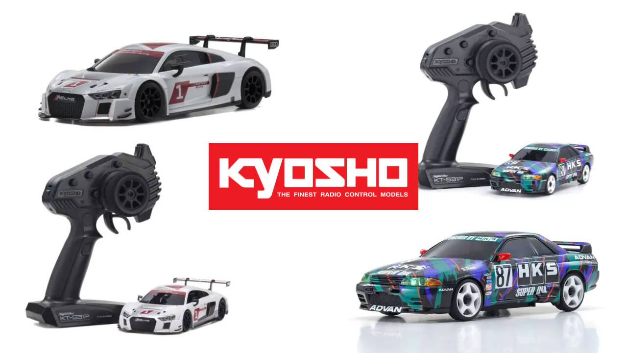 New from Kyosho: Mini-Z ReadySets and ASC Bodies Showcasing Legendary Race Car Replicas