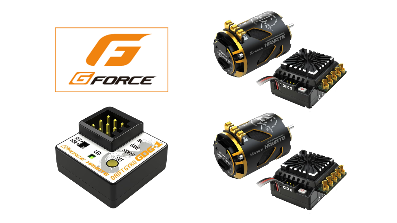 New From G-Force: Unleash Your Drift Skills with the G0903 & G0904 Combos and GDG-1 Gyro!