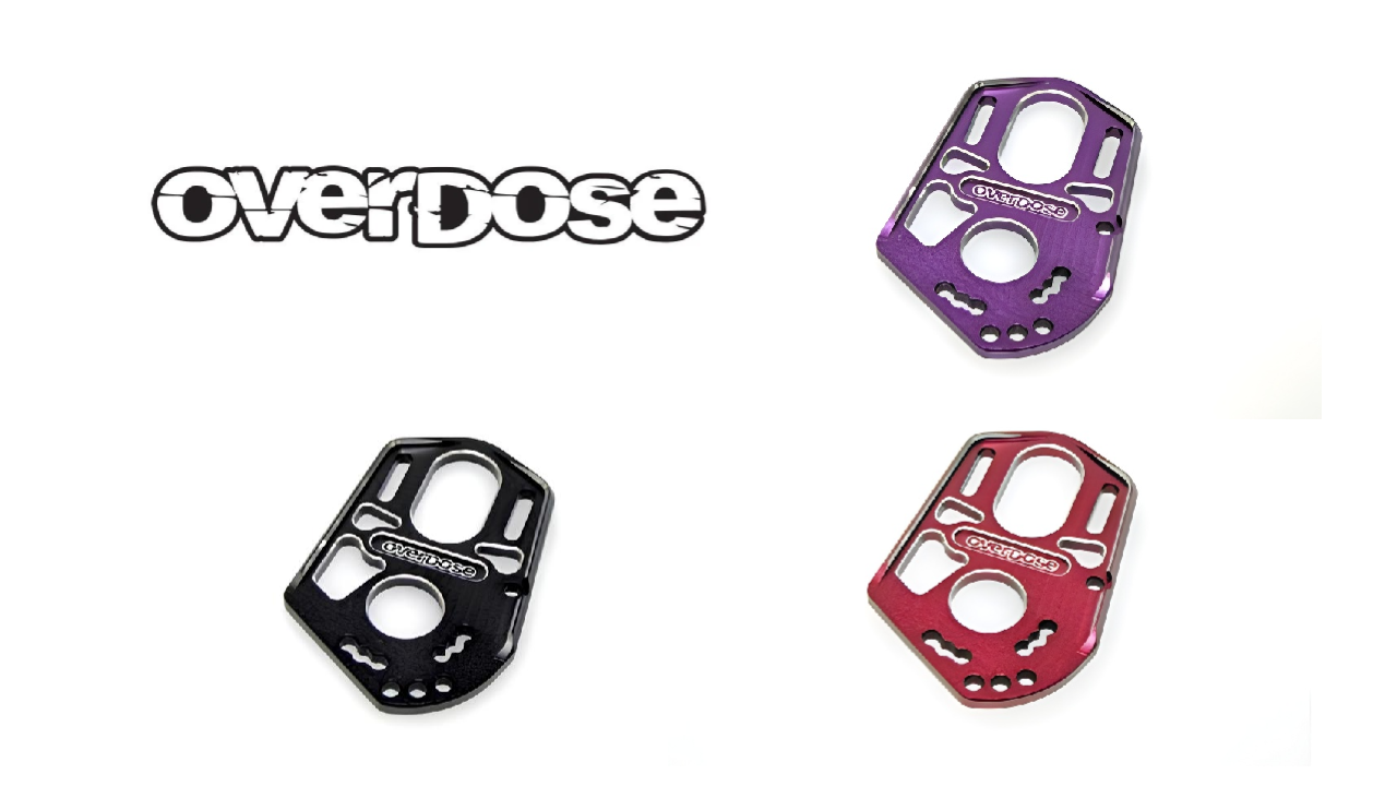 New from OVERDOSE: High Mount Motor Plates in Bold Shades for Enhanced Style and Performance